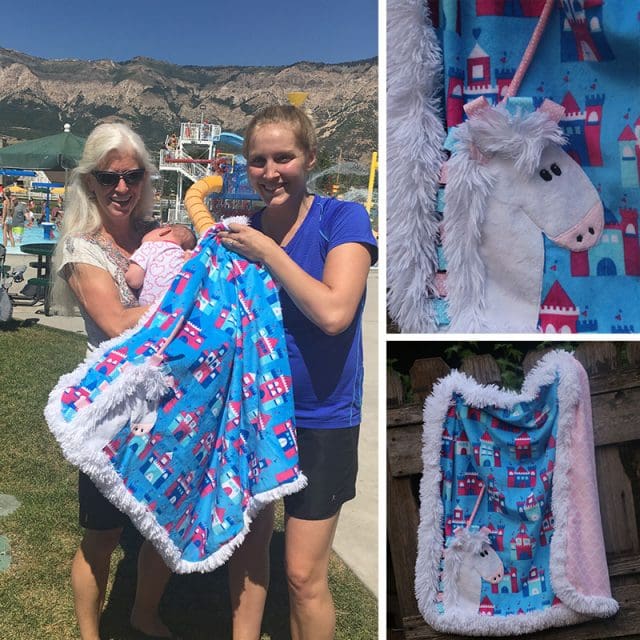Unicorn Baby Blanket McKay Manor Musers