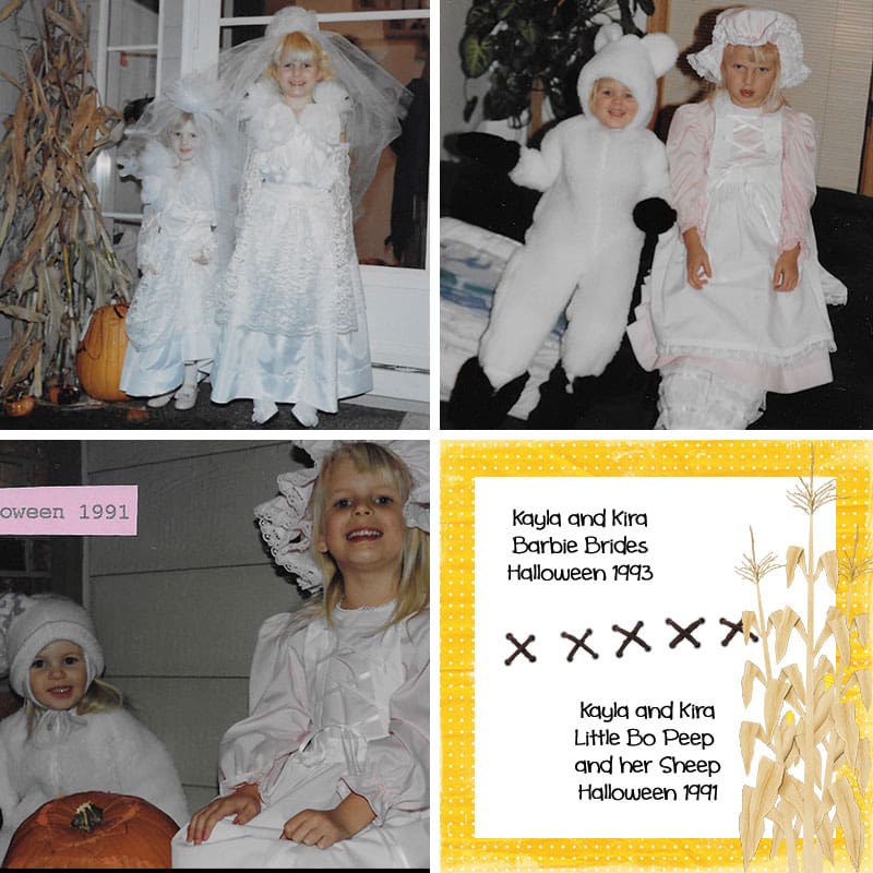 Costumes from 1991 and 1993